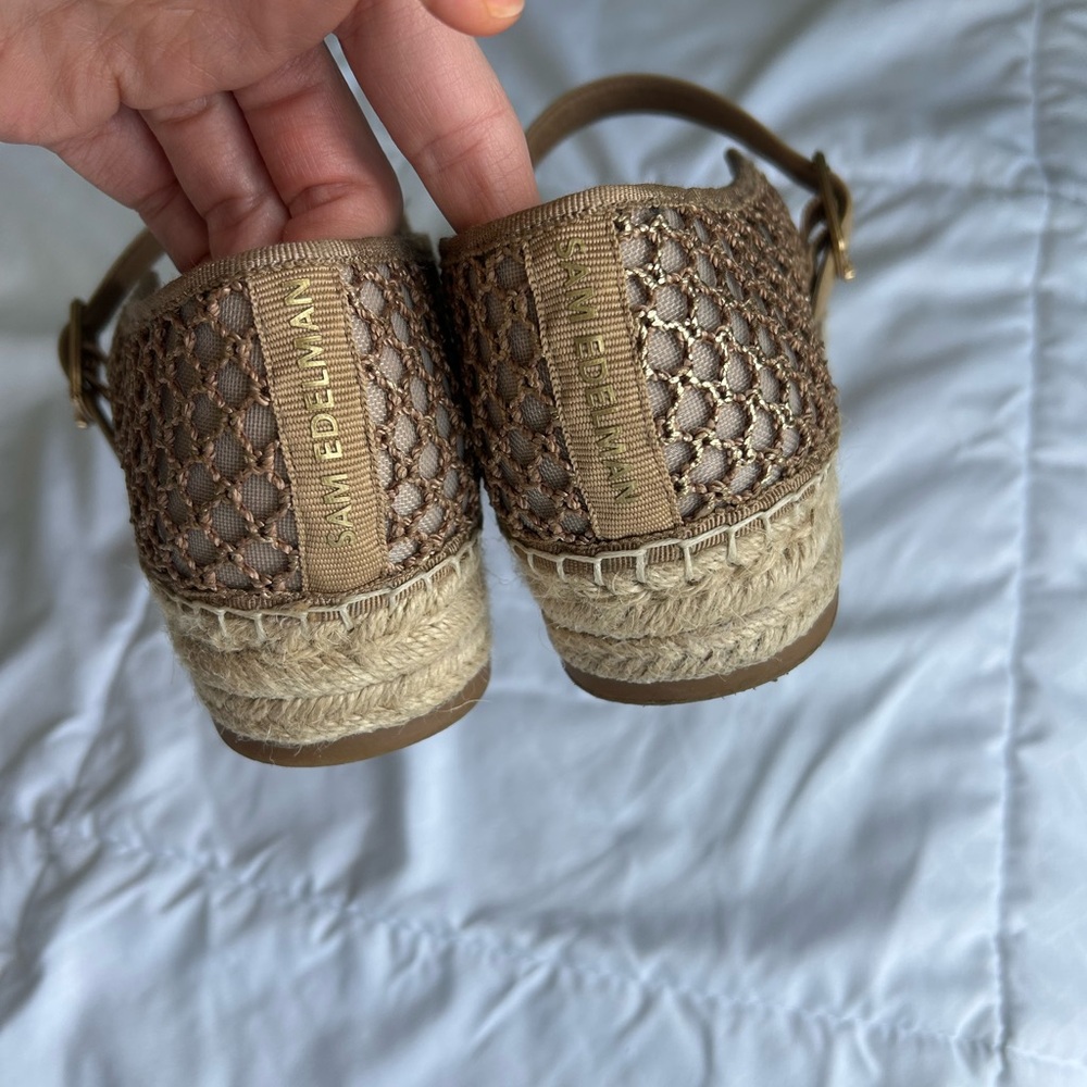 Sam Edelman Tan Espadrille Mary Janes - Picture 4 of 6